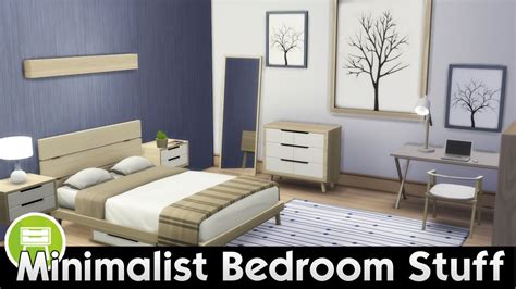 The Sims 4 Minimalist Bedroom Fanmade Custom Stuff Pack Otosection