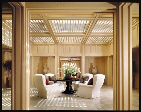 Airy Enclosed Atrium Luxe Interiors Design