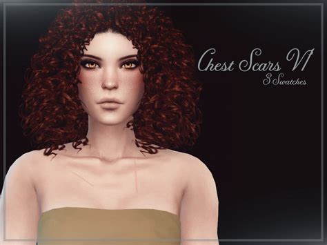 Chest Scars V1 The Sims 4 Catalog