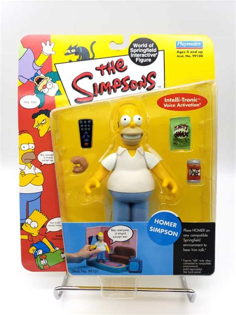 Homer Simpson Action Figure The Simpsons World Of Springfield Series 1 1999 By Playmates