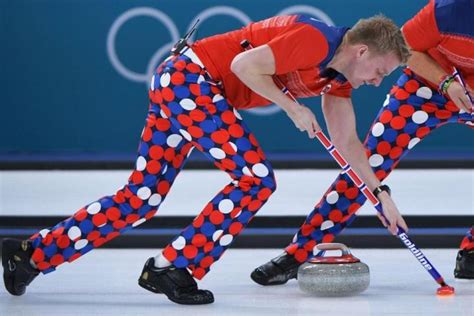 Norway Mens Curling Team Turns Heads With Trousers