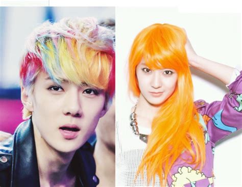 Koreaboos Official Tumblr — 13 K Pop Idols With Gorgeous Hair Colors