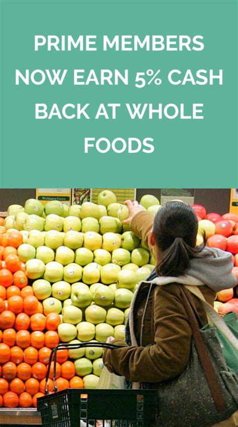 Automatic 10% off and blue tagged items: Prime Members Now Earn 5% Cash Back at Whole Foods | Whole ...