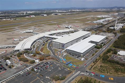 Recent Aerial Of Brisbane Airport Domestic Terminal Precinct See