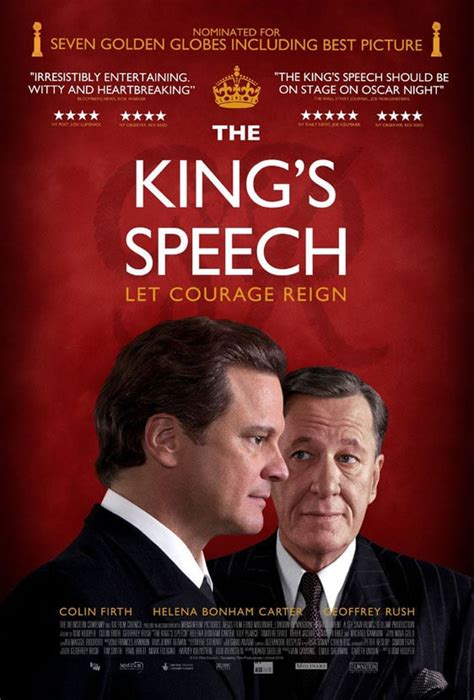 The Kings Speech 2010 Poster 1 Trailer Addict