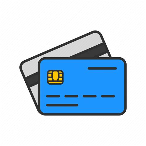 Atm Card Credit Card Credit Card Chip Debit Cards Icon Download On