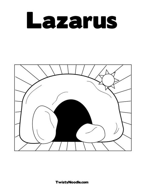 Rock ages bible coloring pages all free. Lazarus Raised From The Dead Coloring Page Coloring Pages