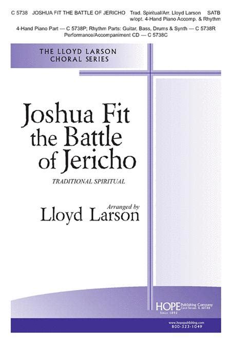 Joshua Fit The Battle Of Jericho By Octavo Sheet Music For Satb Choir