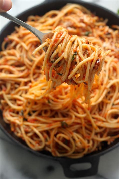 Simple Spaghetti Fra Diavolo Baker By Nature Recipe Yummy Pasta