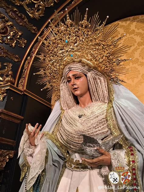 Hdad De La Paloma On Twitter Amanece La Virgen De La Paloma Ataviada