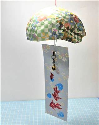 風鈴 • (pungnyeong) (hangeul 풍령). 和紙の風鈴の手作り作り方、デイサービスや高齢者レクにも ...
