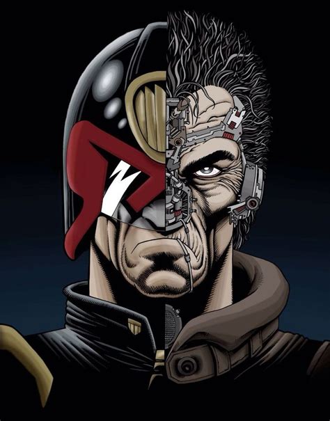 True Face Of Dredd Judge Dredd Comic Heroes Judge