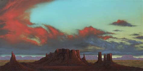 Original Southwest Sunset Landscape Painting Mesa Painting By Etsy