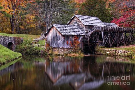 Autumn At Mabry Mill Photograph By Anthony Heflin Fine Art America