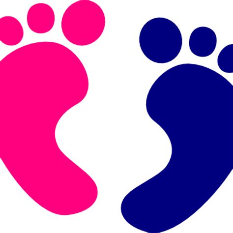 Download Clipart Baby Feet Pink Baby Footprints Clipart Png Image