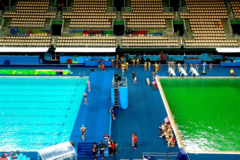Water In Rios Olympics Diving Pool Has Turned Green