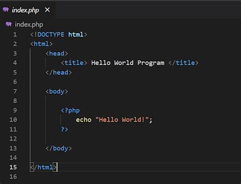 Hello World In Php A Step By Step Guide To Your First Program