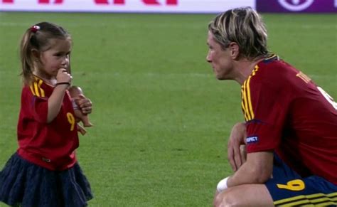 Fernando Torres Daughter Knows Nothing But Spain Winning Is Adorable