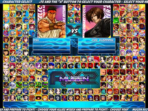 The Mugen Fighters Guild 10 Mugen Ax2 Screenpack640480