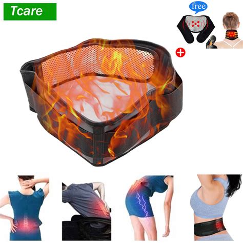 Tcare Adjustable Waist Tourmaline Self Heating Magnetic Therapy Back