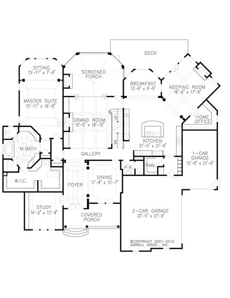 European Style House Plan 4 Beds 45 Baths 5299 Sqft Plan 54 503