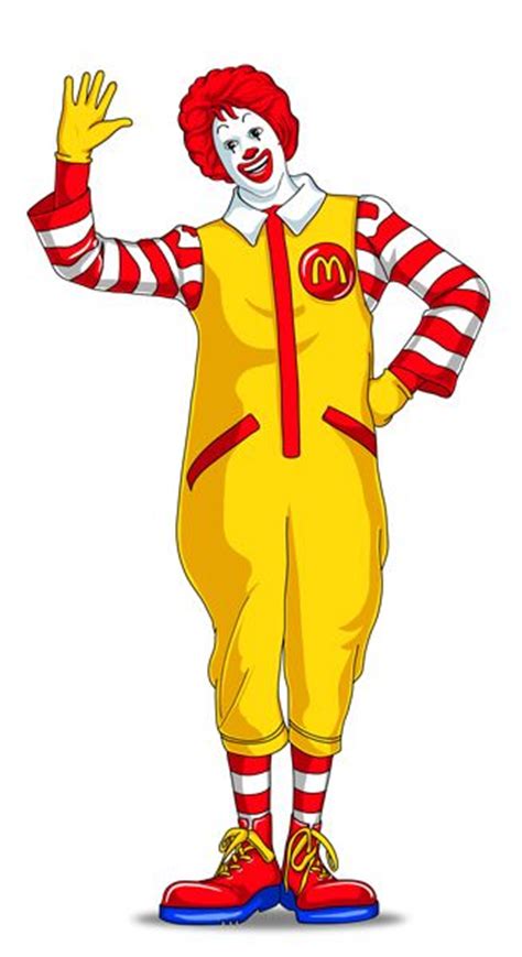 Ronald Mcdonald Clown Illustration Clown Illustration