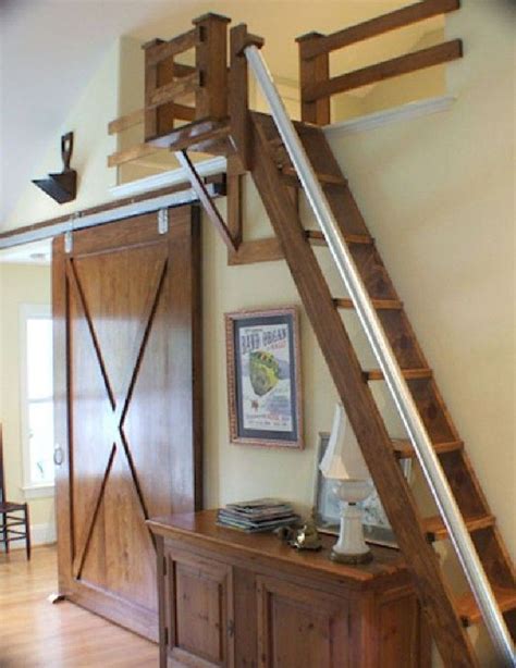 10 Best Cool Loft Stair Design Ideas For Space Saving In 2020 Cabin