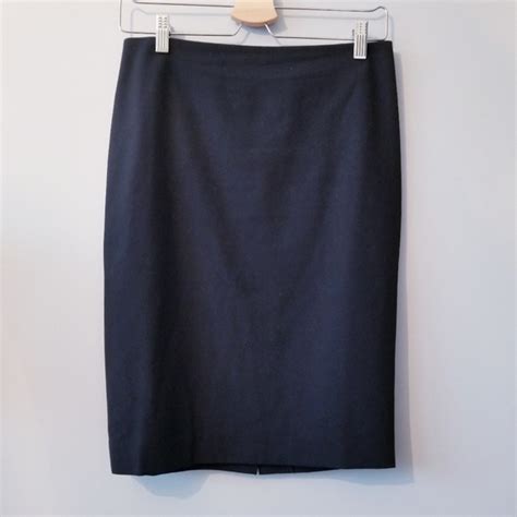 Ann Taylor Skirts Ann Taylor Pencil Skirt Navy Poshmark