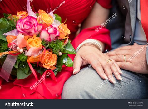 Wedding Couple Holding Hands Stock Photo 368236043 Shutterstock