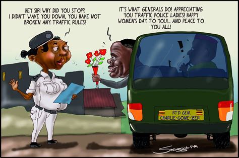 Police Traffic Stop Cartoon Rwanda 24