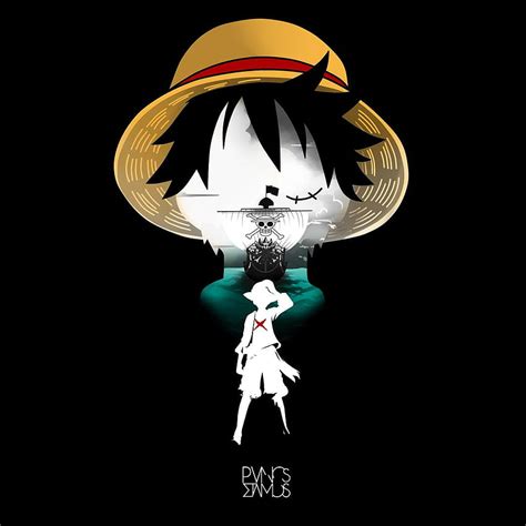 Strawhat Head Artwork Onepiece Straw Hat Logo Hd Phone Wallpaper