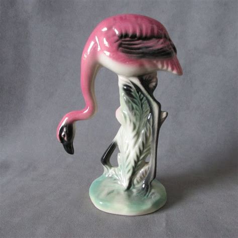 Vintage Retro Pink Flamingo Figurine