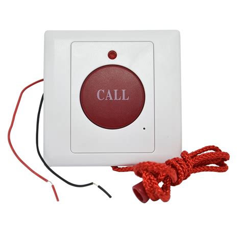10 pcs emergency call button normally open signal 86mm size rope style panic button alarm system