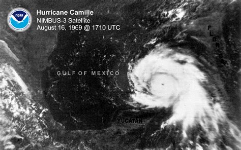50 Years After Hurricane Camille Noaa Satellites Keep Us Weather