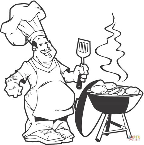 Coloriage Barbecue Coloriages à Imprimer Gratuits