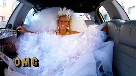 Charlene S Gigantic Gypsy Dress Big Fat Gypsy Weddings Youtube