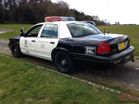 The vehicle was used for several years by police forces before it was. AMERICAN POLICE CAR