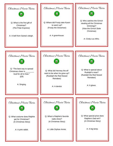 We did not find results for: Christmas Movie Night + FREE Printable Movie Trivia Cards ...