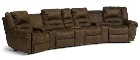 Latitudes New Town Reclining Sectional Sofa By Flexsteel Sectional