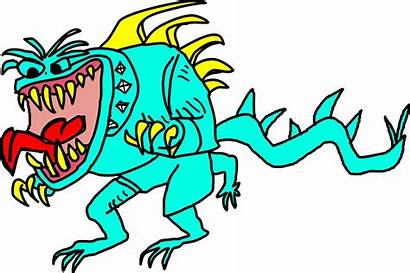 Monster Scary Monsters Ugly Domain Clipart Terrifying