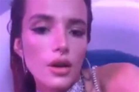 Bella Thorne Instagram Disney Babe Exposes Nipple Piercings