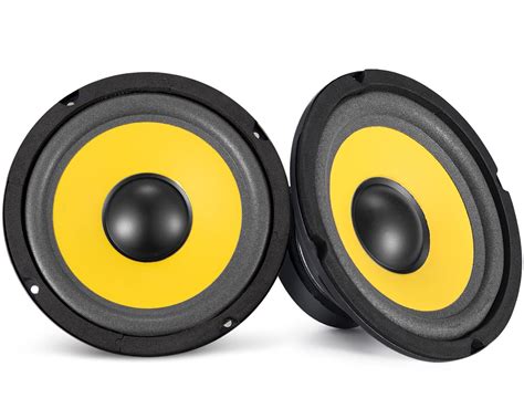 buy facmogu 2pcs 6 5 inch audiophile full range speakers rms 30w max 50w 4 ohm hifi full range
