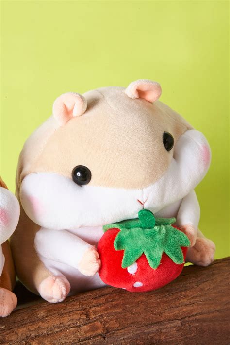 Scooshin Cute Ultra Soft Stuffed Animal Plush 75 Hamster Ivory With