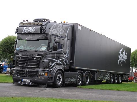Scania Ghost Rider Cool Trucks Big Trucks Customised Trucks Old