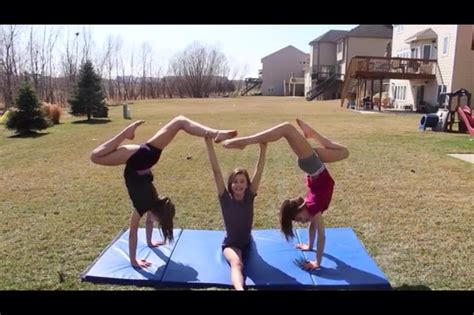 Person Stunts Gymnastics Poses Partner Yoga Poses Yoga