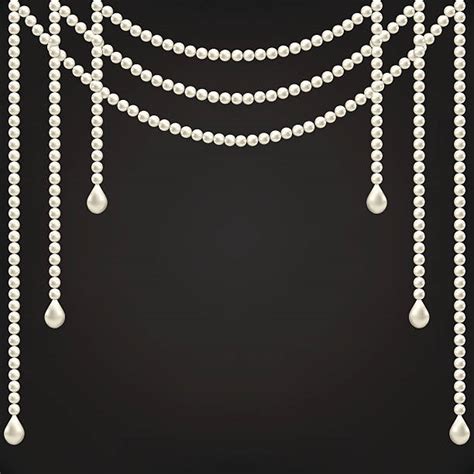 Pearl Necklace Illustrations Royalty Free Vector Graphics And Clip Art