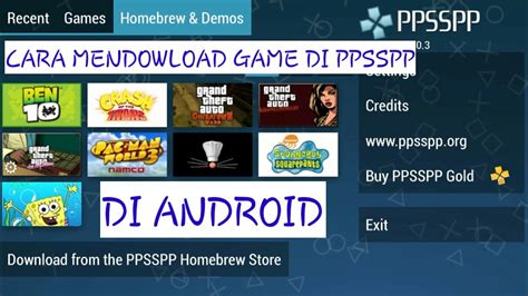 Dengan adanya emulator ppsspp, anda pun bisa memainkan game konsol ps1 di android. CARA MENDOWLOAD GAME PPSSPP DI ANDROID - YouTube