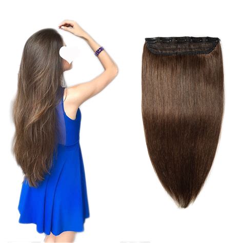 S Noilite Remy Double Weft Clip In Hair Extensions Human Hair Inch Full Head