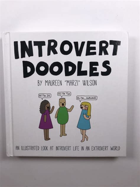 introvert doodles maureen marzi wilson od 239 kč reknihy