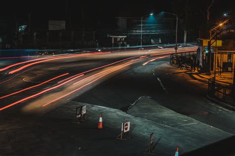 Time Lapse Photography Of Cars On Road During Night Time · Free Stock Photo